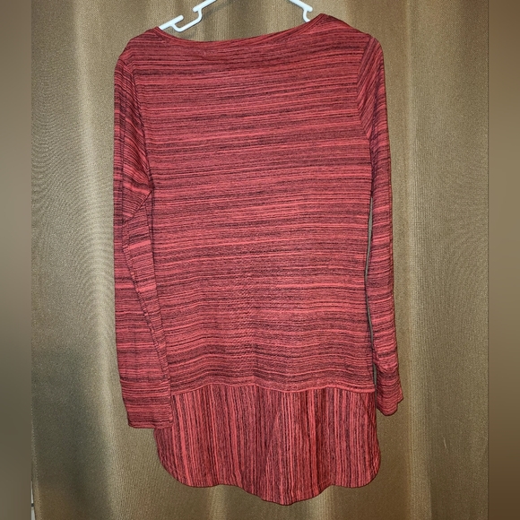 Toad and Co. red thin striped tunic - Picture 3 of 6